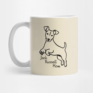 Jack Russell Mom Line Art Mug